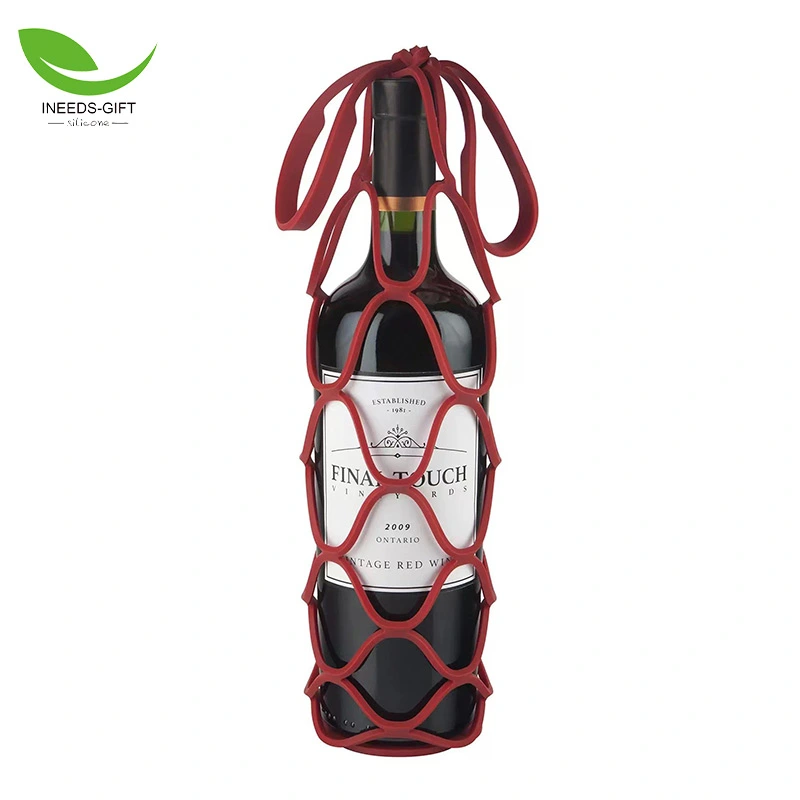 Porta-garrafas de vinho de silicone multifuncional
