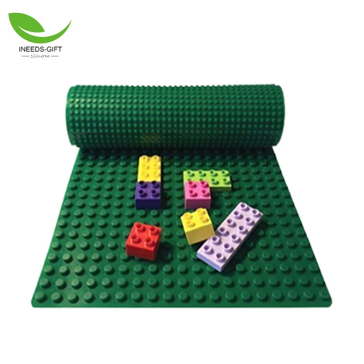 Placas de base de blocos de construção de silicone