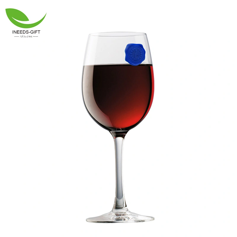 Marcador de copo de vinho de silicone